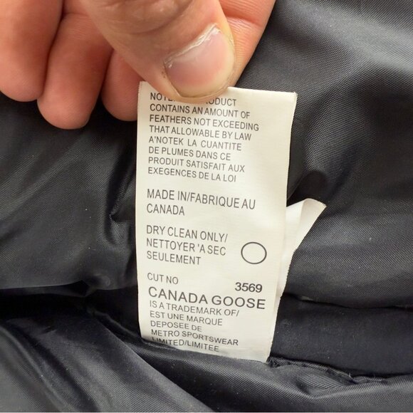 Canada Goose Men's Snow Mantra Black Puffer Jacket XL - Picture 14 of 16